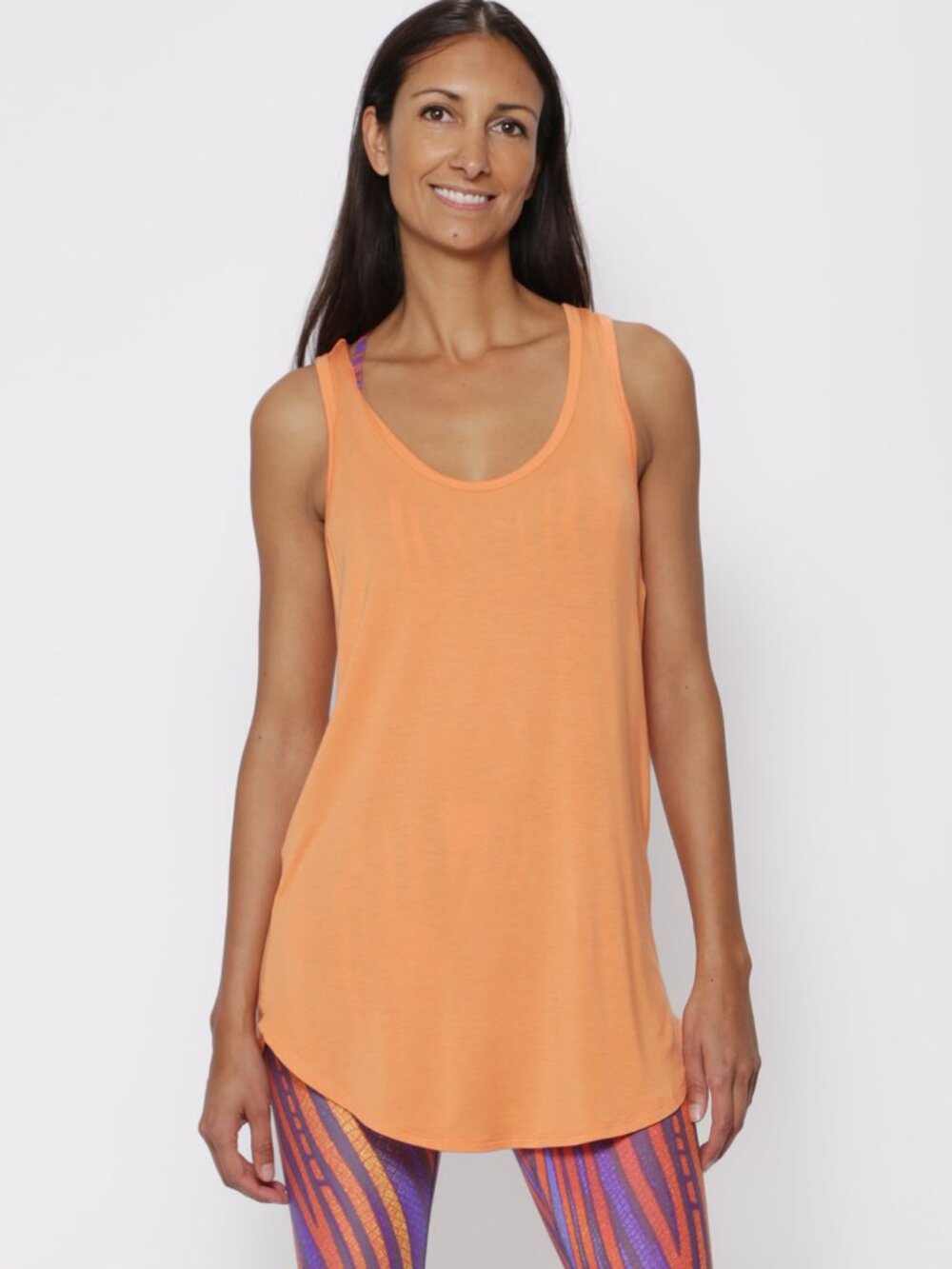 NWT Amour Vert Women's Tunic Tank Salmon Size S